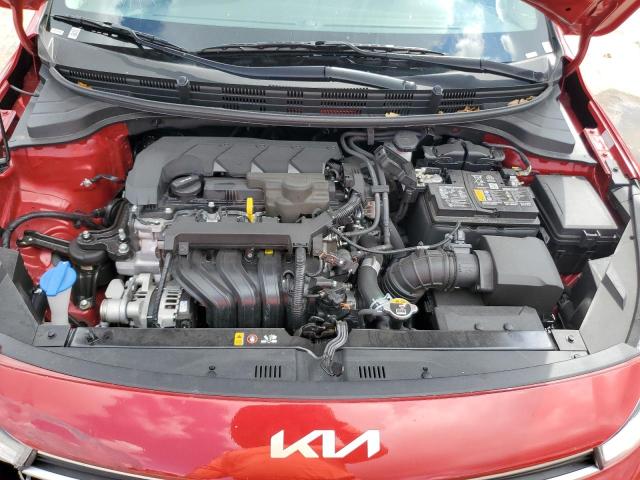 3KPA24AD1PE520328 - 2023 KIA RIO LX RED photo 11