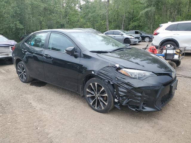 2T1BURHEXKC134864 - 2019 TOYOTA COROLLA L BLACK photo 4