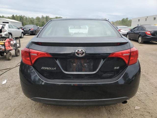 2T1BURHEXKC134864 - 2019 TOYOTA COROLLA L BLACK photo 6