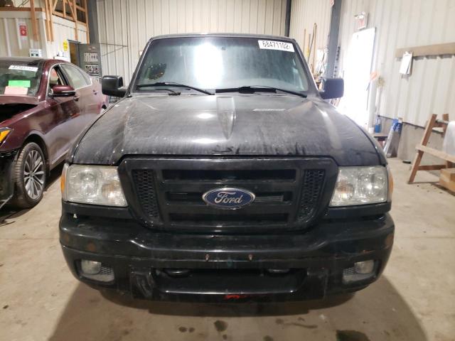 1FTLR4FE5BPA95694 - 2011 FORD RANGER SUPER CAB BLACK photo 5