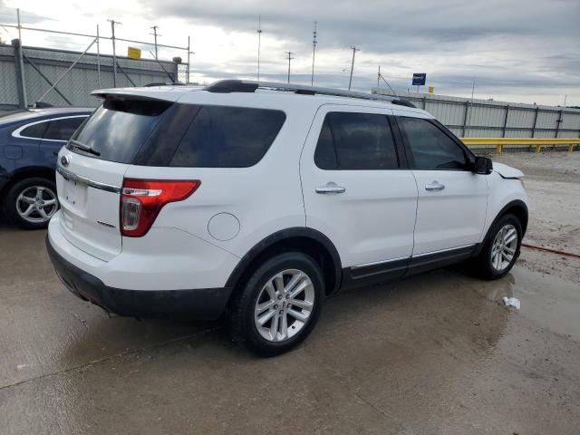 1FM5K7D8XEGA63223 - 2014 FORD EXPLORER XLT WHITE photo 3