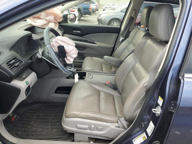 JHLRM4H70CC006908 - 2012 HONDA CR-V EXL Mavi fotoğraf 7