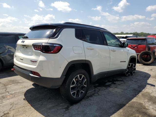 3C4NJDDBXMT571994 - 2021 JEEP COMPASS TRAILHAWK WHITE photo 3