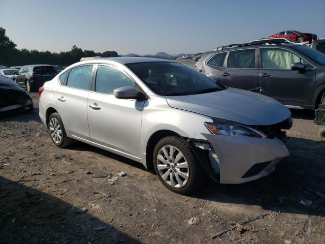 3N1AB7AP7HL650447 - 2017 NISSAN SENTRA S SILVER photo 4