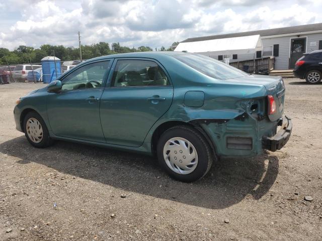2T1BU40E39C177323 - 2009 TOYOTA COROLLA BASE GREEN photo 2