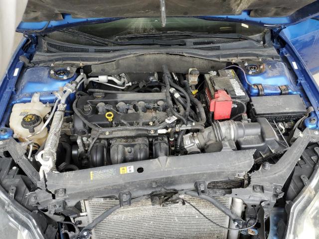 3FAHP0HA7CR360825 - 2012 FORD FUSION SE BLUE photo 11