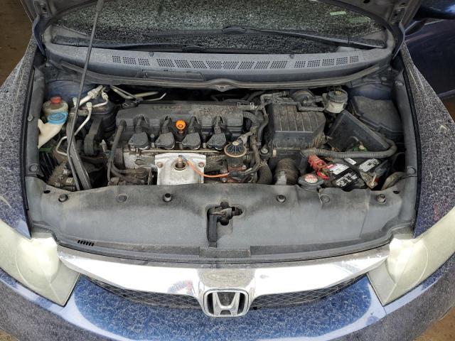 2HGFA16669H513305 - 2009 HONDA CIVIC LX-S BLUE photo 11
