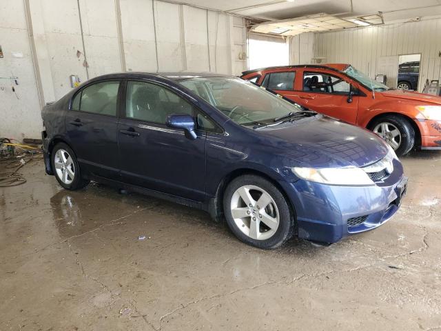 2HGFA16669H513305 - 2009 HONDA CIVIC LX-S BLUE photo 4