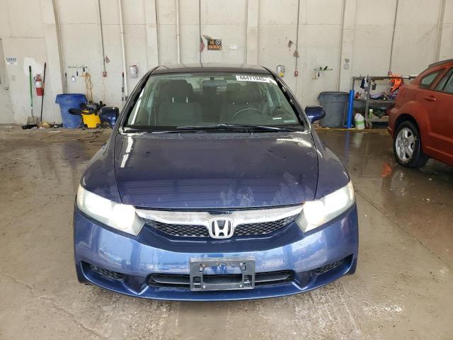2HGFA16669H513305 - 2009 HONDA CIVIC LX-S BLUE photo 5