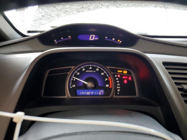 2HGFA16669H513305 - 2009 HONDA CIVIC LX-S BLUE photo 9