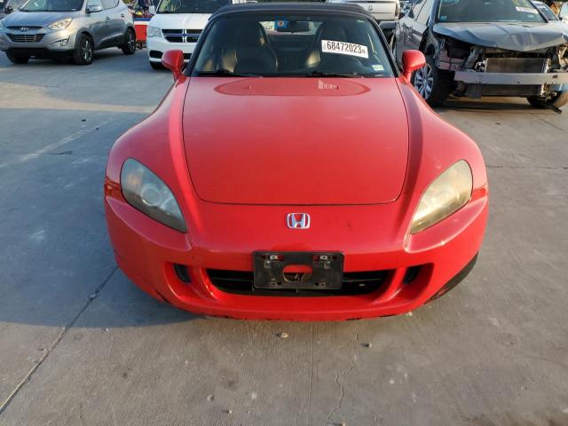 JHMAP21486S002443 - 2006 HONDA S2000 RED photo 5