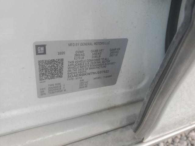 5GAERBKW7MJ107511 - 2021 BUICK ENCLAVE ESSENCE Սպիտակ լուսանկար 14