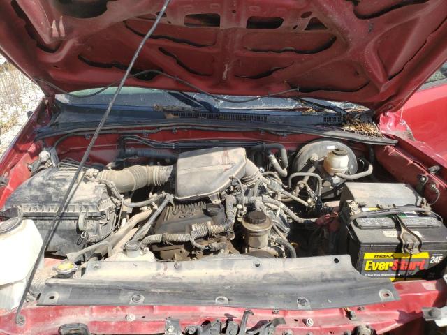 5TEUX4EN4AZ717317 - 2010 TOYOTA TACOMA ACCESS CAB Қызыл фото 11