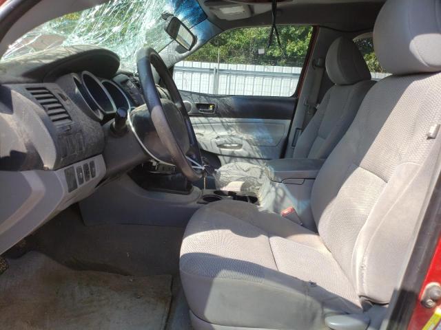 5TEUX4EN4AZ717317 - 2010 TOYOTA TACOMA ACCESS CAB Қызыл фото 7