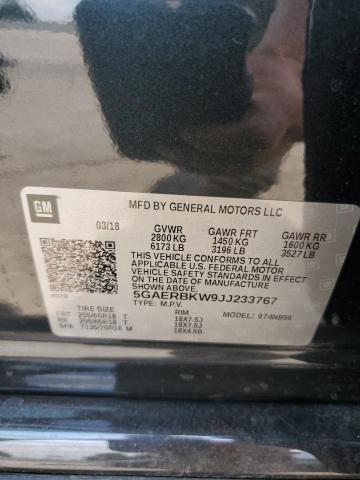 5GAERBKW9JJ233767 - 2018 BUICK ENCLAVE ESSENCE Grafit foto 13