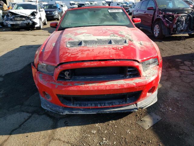 1ZVBP8KZ0D5266512 - 2013 FORD MUSTANG SHELBY GT500 RED photo 5