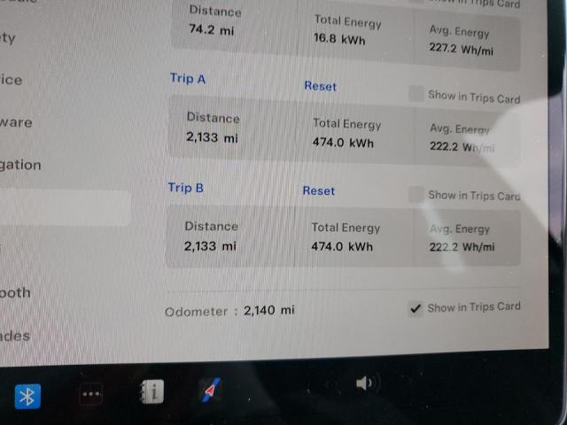 5YJ3E1EA5SF012784 - 2025 TESLA MODEL 3 灰色 照片 9