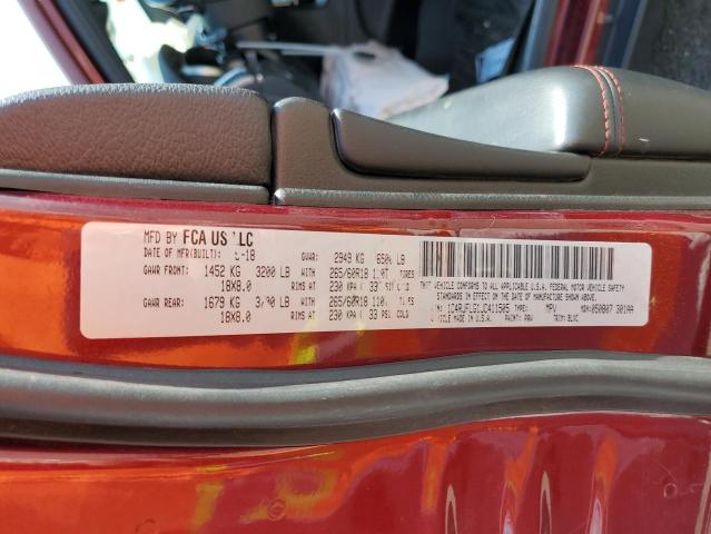 1C4RJFLG1JC411505 - 2018 JEEP GRAND CHER TRAILHAWK 栗色 照片 13