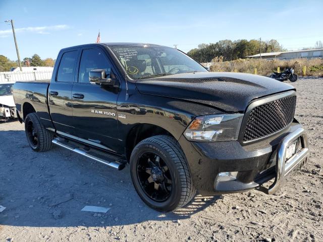 1C6RD6HT2CS126678 - 2012 DODGE RAM 1500 SPORT BLACK photo 1