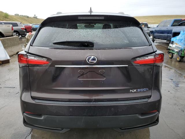 JTJBJRBZ5F2023791 - 2015 LEXUS NX 300H BROWN photo 6