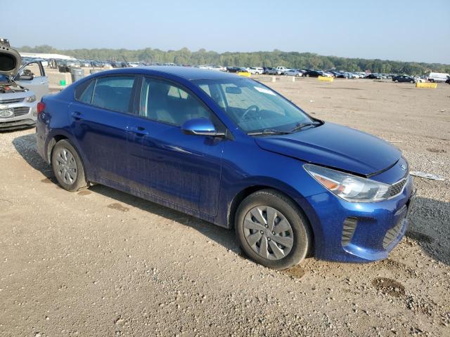 3KPA24AD5LE307439 - 2020 KIA RIO LX BLUE photo 4