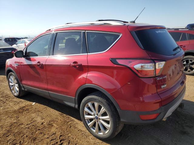1FMCU9J90HUD53762 - 2017 FORD ESCAPE TITANIUM 红色 照片 2
