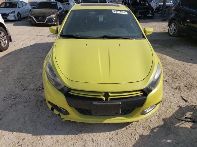 1C3CDFBH3DD204771 - 2013 DODGE DART SXT YELLOW photo 5