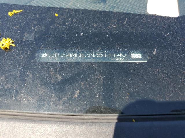 JTDS4MCE3N3511140 - 2022 TOYOTA COROLLA SE ვერცხლისფერი ფოტო 12