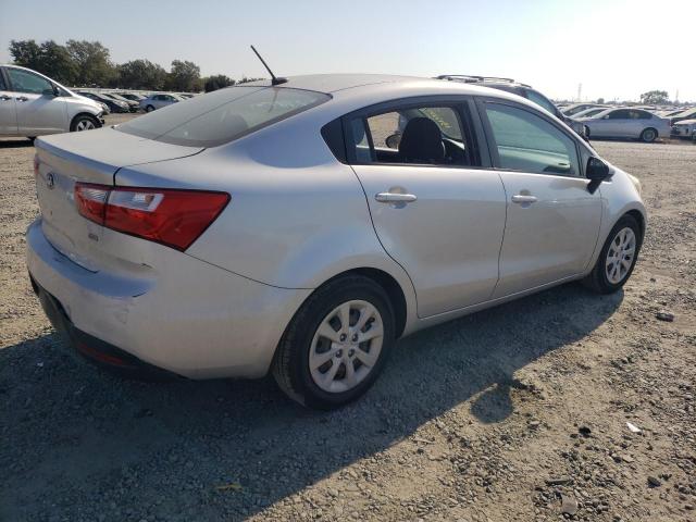 KNADM4A30D6256371 - 2013 KIA RIO LX SILVER photo 3