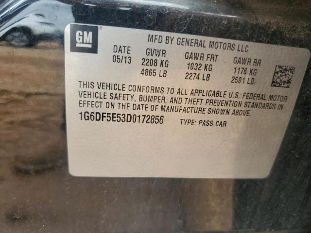 1G6DF5E53D0172856 - 2013 CADILLAC CTS LUXURY COLLECTION 黑色 照片 12