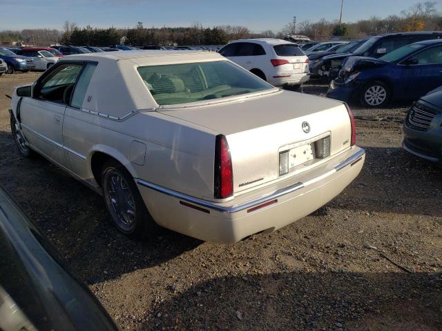 1G6ET1293SU618877 - 1995 CADILLAC ELDORADO TOURING WHITE photo 2