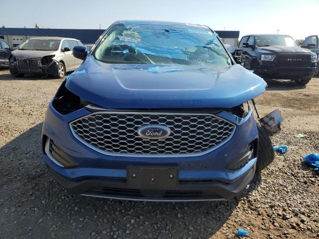 2FMPK4J95RBA71117 - 2024 FORD EDGE SEL BLUE photo 5