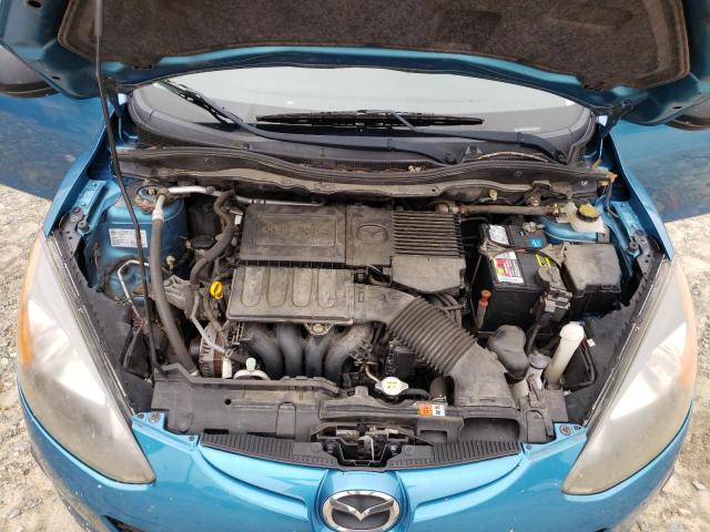 JM1DE1HZXB0110391 - 2011 MAZDA MAZDA2 TURQUOISE photo 11