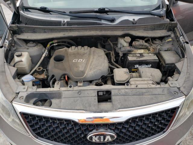 KNDPB3AC9E7593391 - 2014 KIA SPORTAGE BASE SILVER photo 12