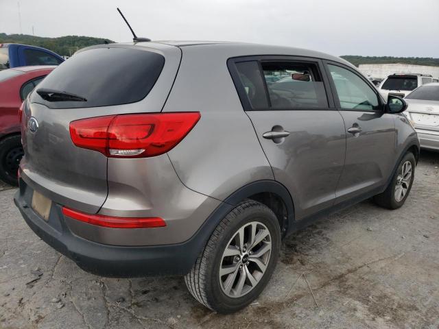 KNDPB3AC9E7593391 - 2014 KIA SPORTAGE BASE SILVER photo 3