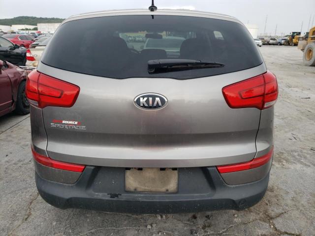 KNDPB3AC9E7593391 - 2014 KIA SPORTAGE BASE SILVER photo 6