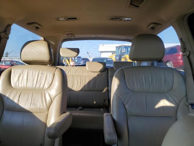 5FNRL38606B033907 - 2006 HONDA ODYSSEY EXL BLACK photo 10