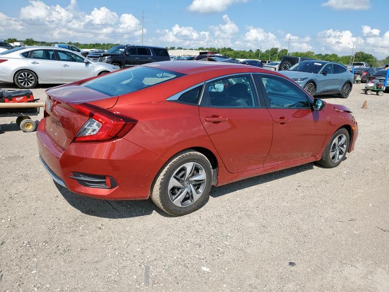 2HGFC2F67KH562339 - 2019 HONDA CIVIC LX RED photo 3