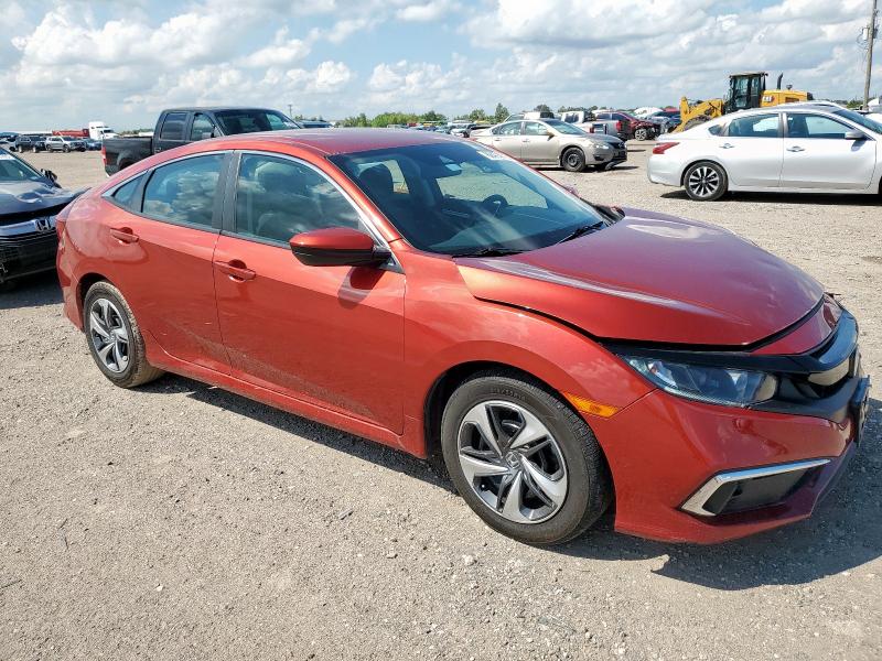 2HGFC2F67KH562339 - 2019 HONDA CIVIC LX RED photo 4