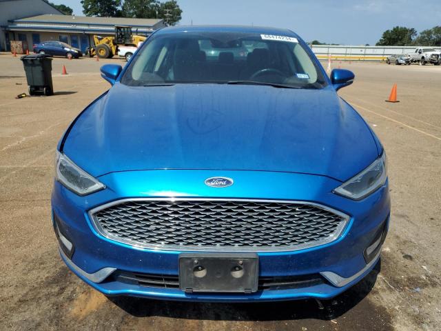 3FA6P0D93LR133814 - 2020 FORD FUSION TITANIUM BLUE photo 5