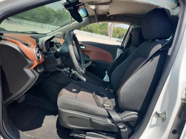 1G1JC5SH4E4124695 - 2014 CHEVROLET SONIC LT WHITE photo 7