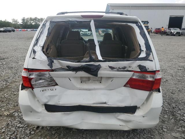 5FNRL38737B446270 - 2007 HONDA ODYSSEY EXL WHITE photo 6