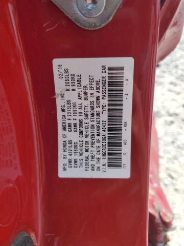 1HGCR2E59GA148432 - 2016 HONDA ACCORD SPORT Kırmızı fotoğraf 12