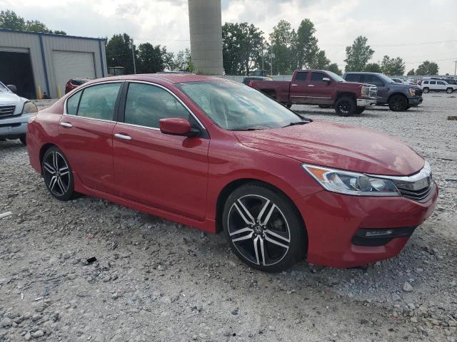1HGCR2E59GA148432 - 2016 HONDA ACCORD SPORT Kırmızı fotoğraf 4