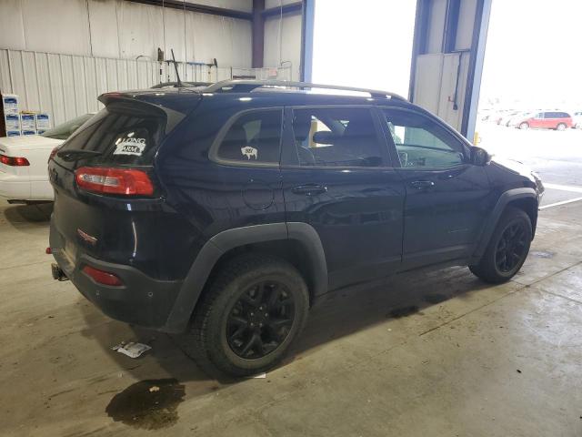 1C4PJMBS7GW172468 - 2016 JEEP CHEROKEE TRAILHAWK BLUE photo 3