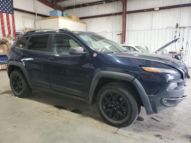1C4PJMBS7GW172468 - 2016 JEEP CHEROKEE TRAILHAWK BLUE photo 4