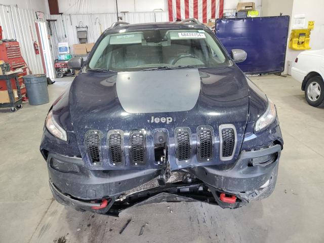 1C4PJMBS7GW172468 - 2016 JEEP CHEROKEE TRAILHAWK BLUE photo 5
