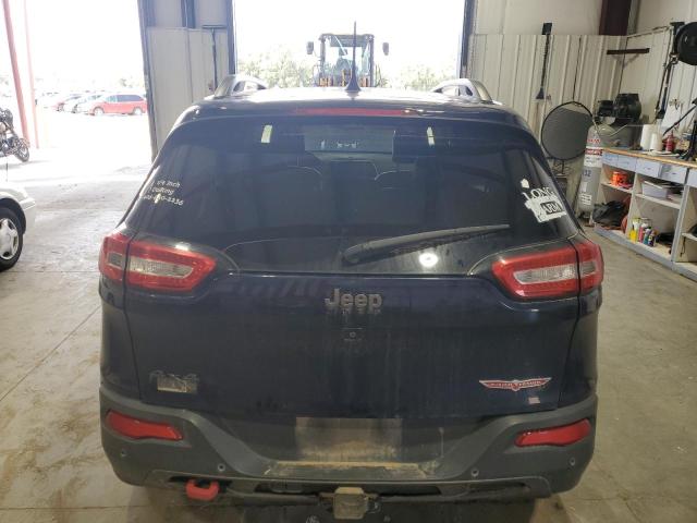 1C4PJMBS7GW172468 - 2016 JEEP CHEROKEE TRAILHAWK BLUE photo 6
