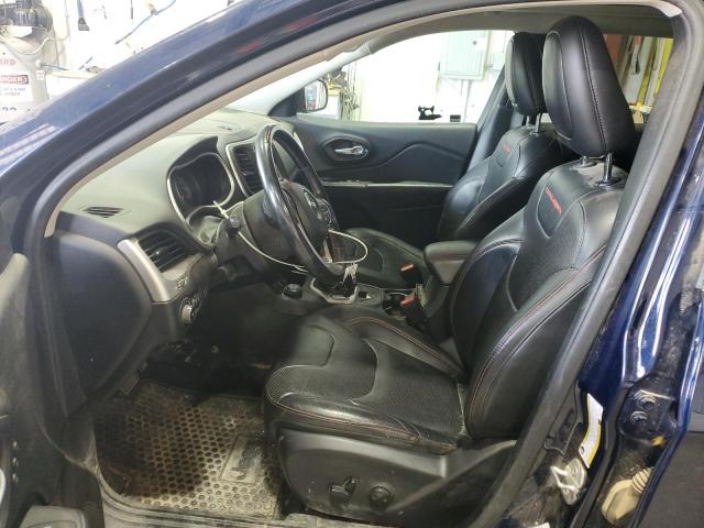 1C4PJMBS7GW172468 - 2016 JEEP CHEROKEE TRAILHAWK BLUE photo 7
