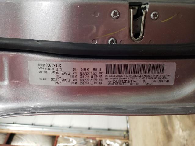 1C4PJMBX5LD571669 - 2020 JEEP CHEROKEE TRAILHAWK SILVER photo 12